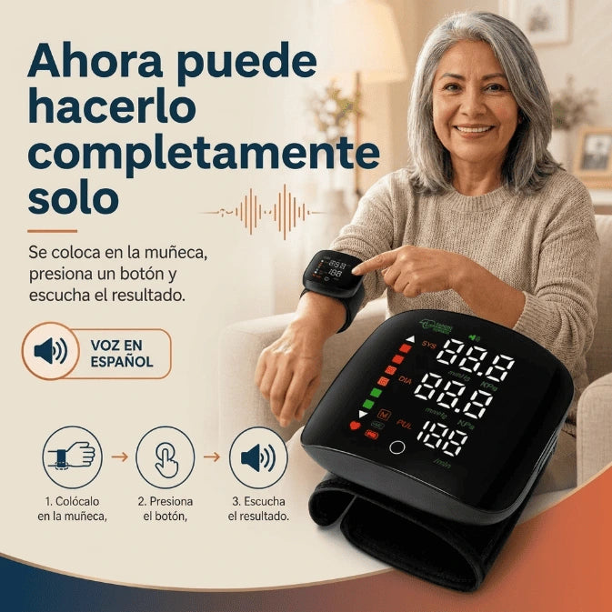 Duerme tranquilo sabiendo que tu presión está bien, todos los días