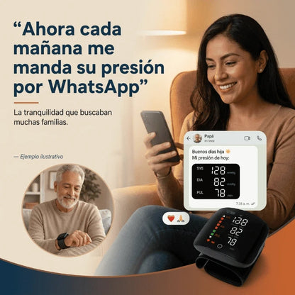 Duerme tranquilo sabiendo que tu presión está bien, todos los días