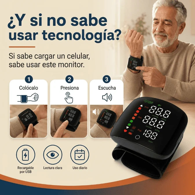 Duerme tranquilo sabiendo que tu presión está bien, todos los días